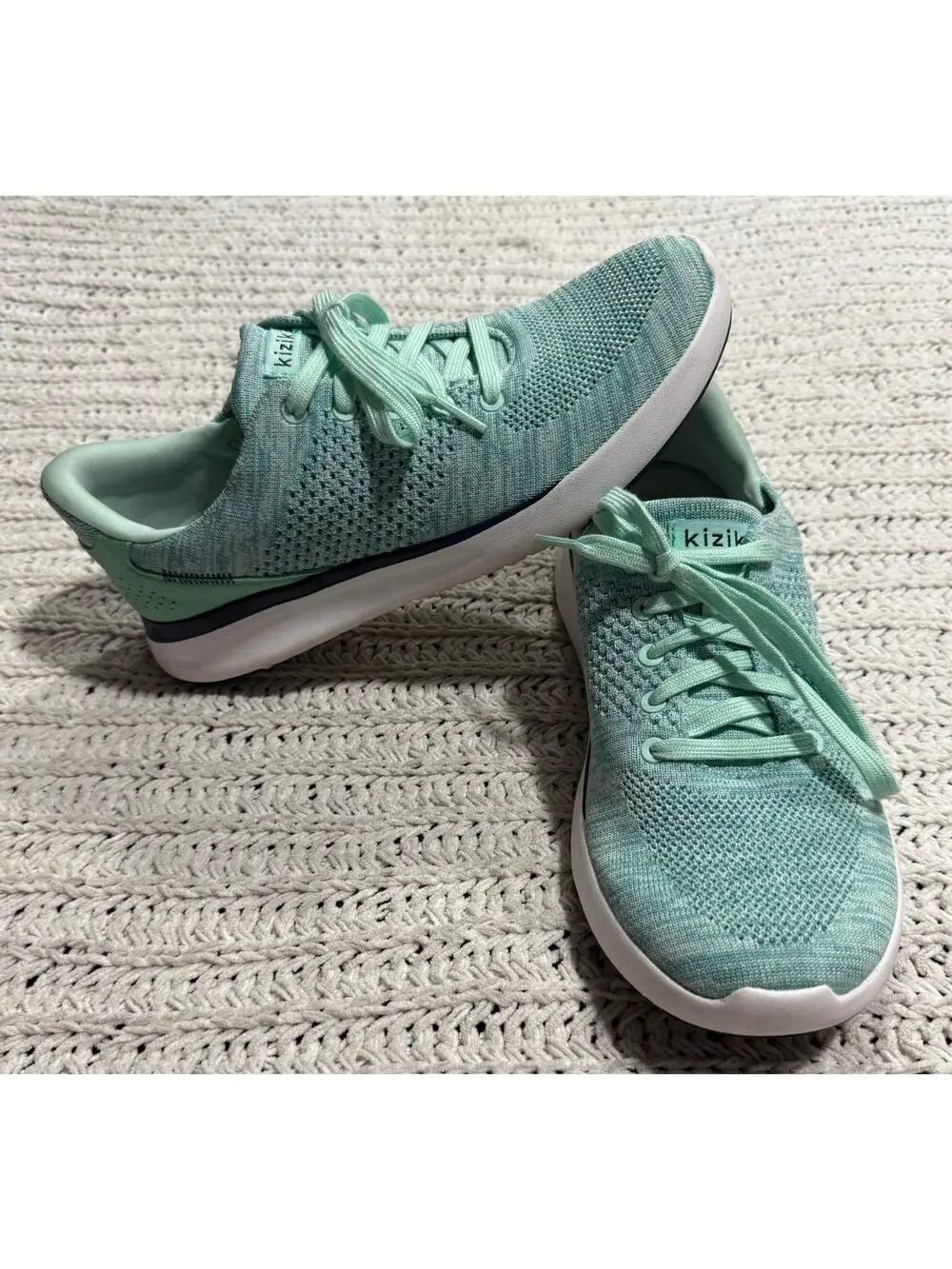 Kizik Lima Sneakers Womens 8.5 Mens 7 J1FCDLIMMT04-1D Teal Hands Free Easy On